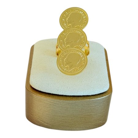 خاتم ارباع ليرة مميز